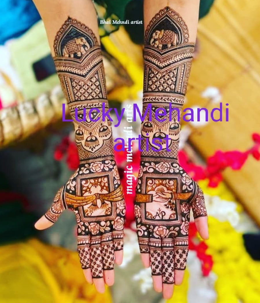 Best Bridal Mehandi Art Design